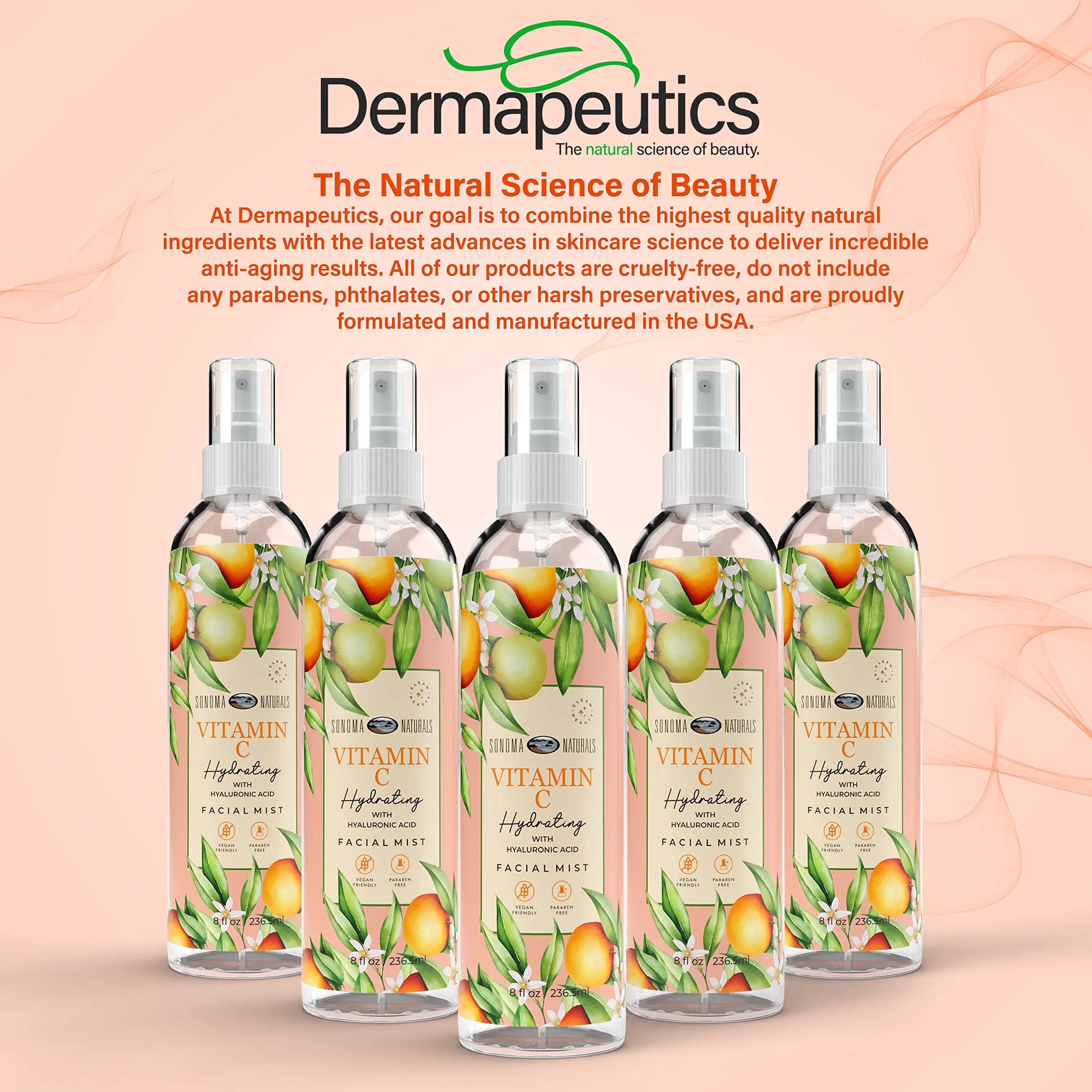 Sonoma Naturals Vitamin C Hydrating Facial Mist, 8 fl oz