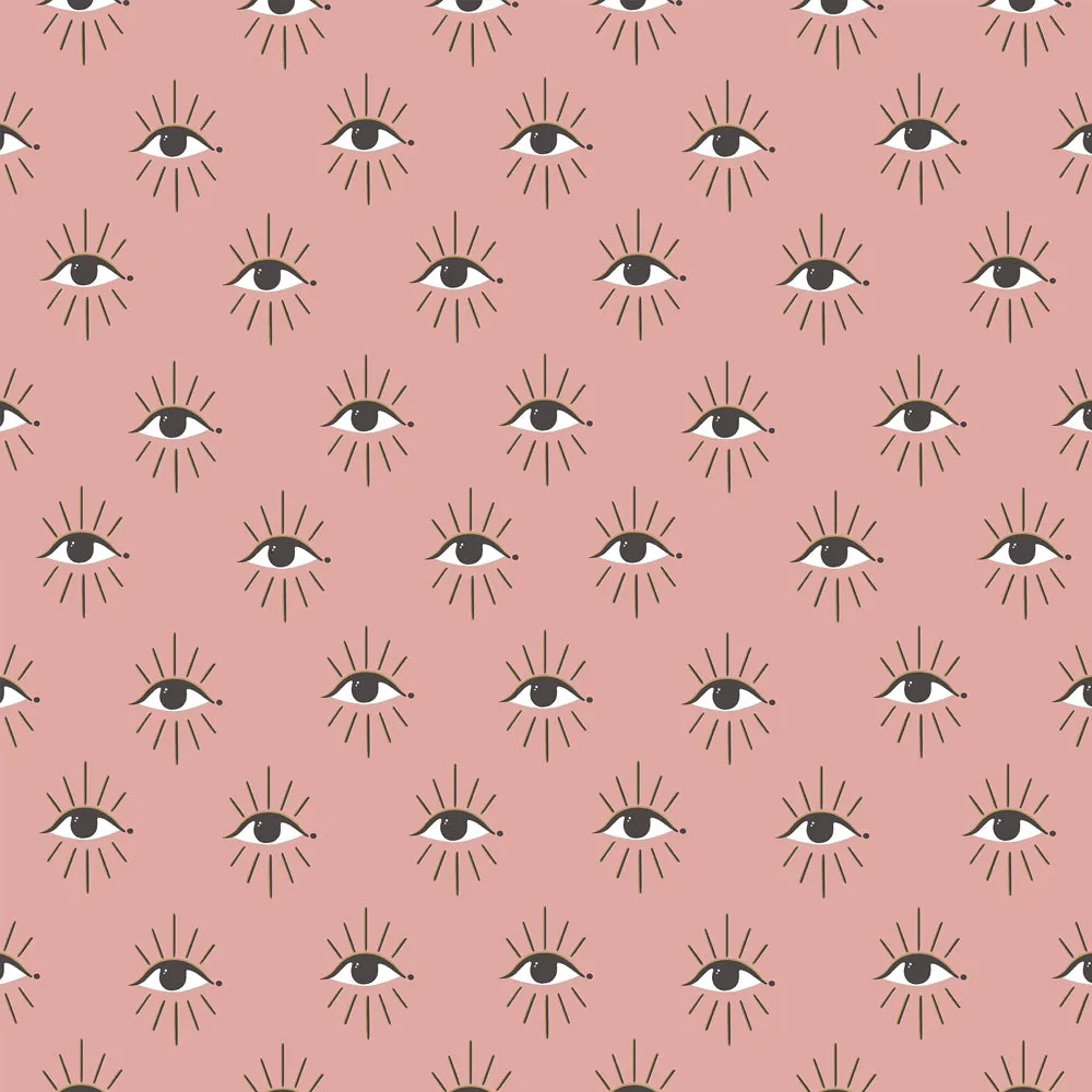 Theia Gold Foil Wallpaper Blush
