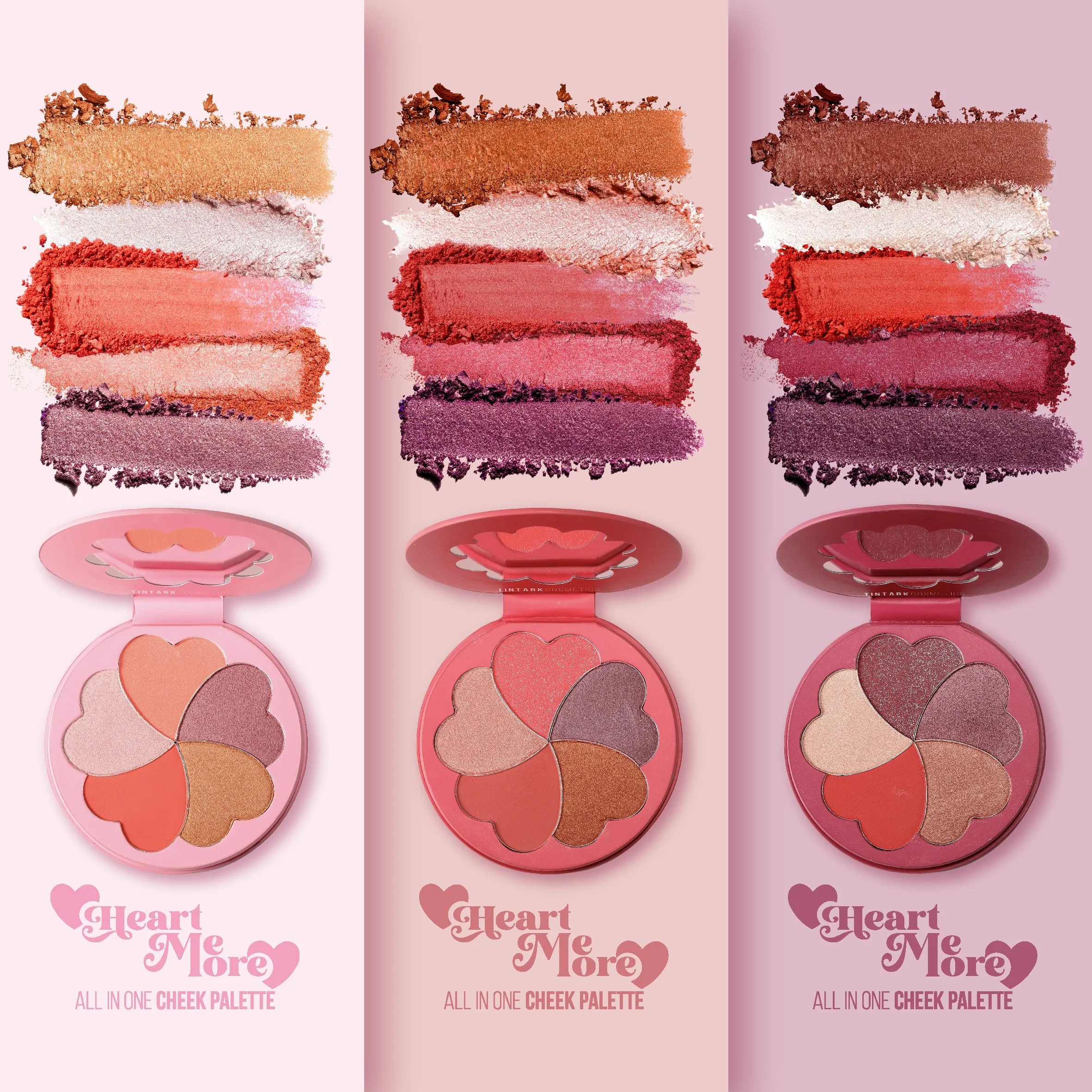 TINTARK Heart Me More Blush Palette - Dark