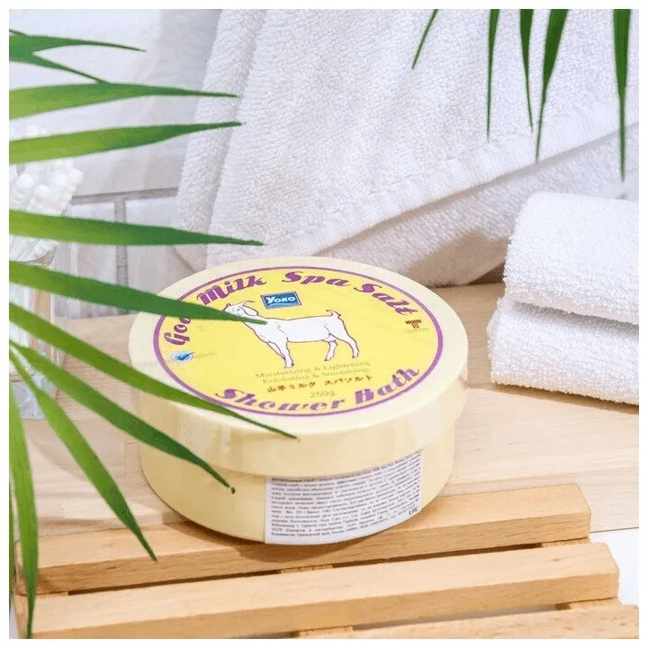 Yoko Goat Milk Spa Salt Shower Bath - 250g × 2 Pcs